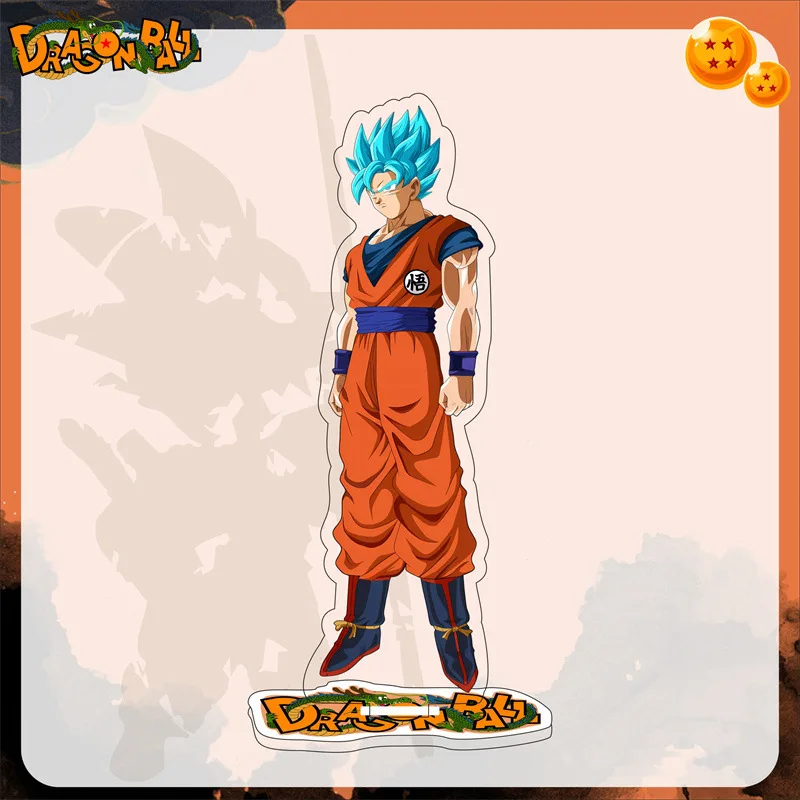 ドラゴンボール透明アクリルグッズアニメ周辺悟空漫画ホリデーフィギュアアクリルスタンドモデル装飾品おもちゃ