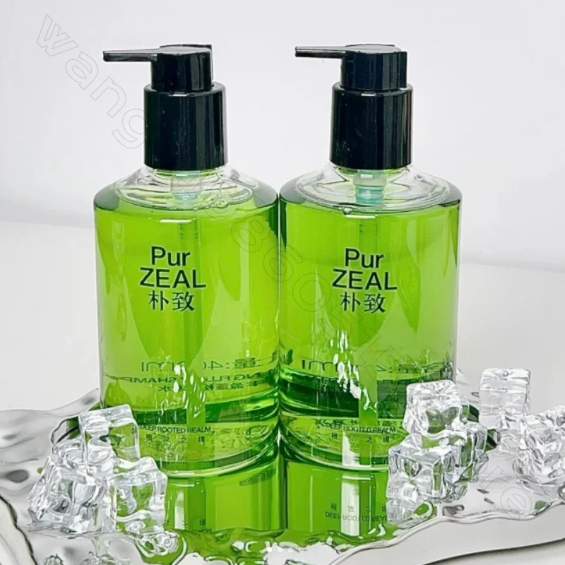 PUR Shampoo Deep Cleansing Scalp Gentle Oil Control and Stain Removal of Stains Plump and Flush Relieve Itchy Fragrant Shampoo