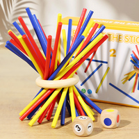 Children's Fun Stick Stable Stacking Puzzle Toy Montessori Colourful Blocks Balance Game Puzzle Patience Toys Party Favours