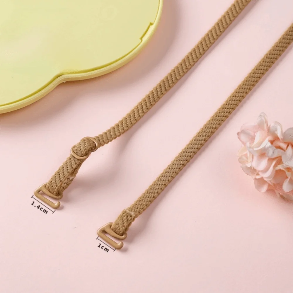 

2Pcs New Slip Resistant Bra Straps Thin Elastic Double Shoulder Straps Comfortable Adjustable Length Lingerie Accessories Women