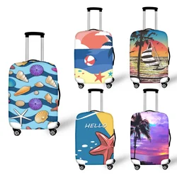 2023 Hot Beach Love Lollipop Print Luggage Protective Dust Covers Elastic Waterproof 18-32inch Suitcase Cover Travel Accessories