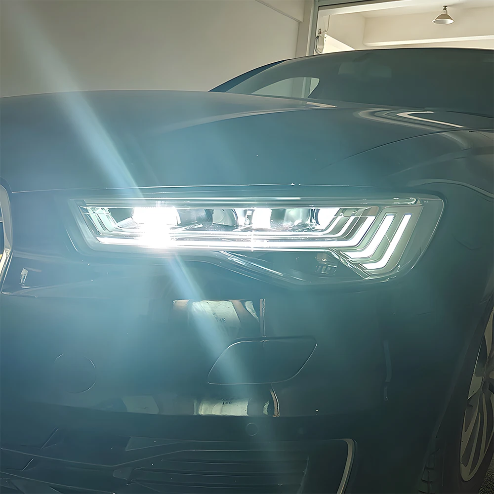 Car Headlights For Audi A6 C7 A6L S6 2012-2018 Upgrade 2019 C8 Matrix Styling LED Auto Headlight Assembly Dynamic Lamp