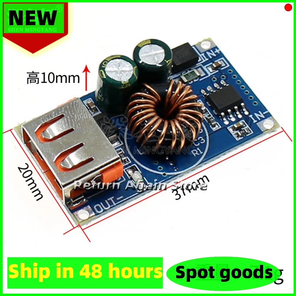 12V 24V to QC3.0 12V 24V to 5V Fast Charging Step-Down Module, USB ...
