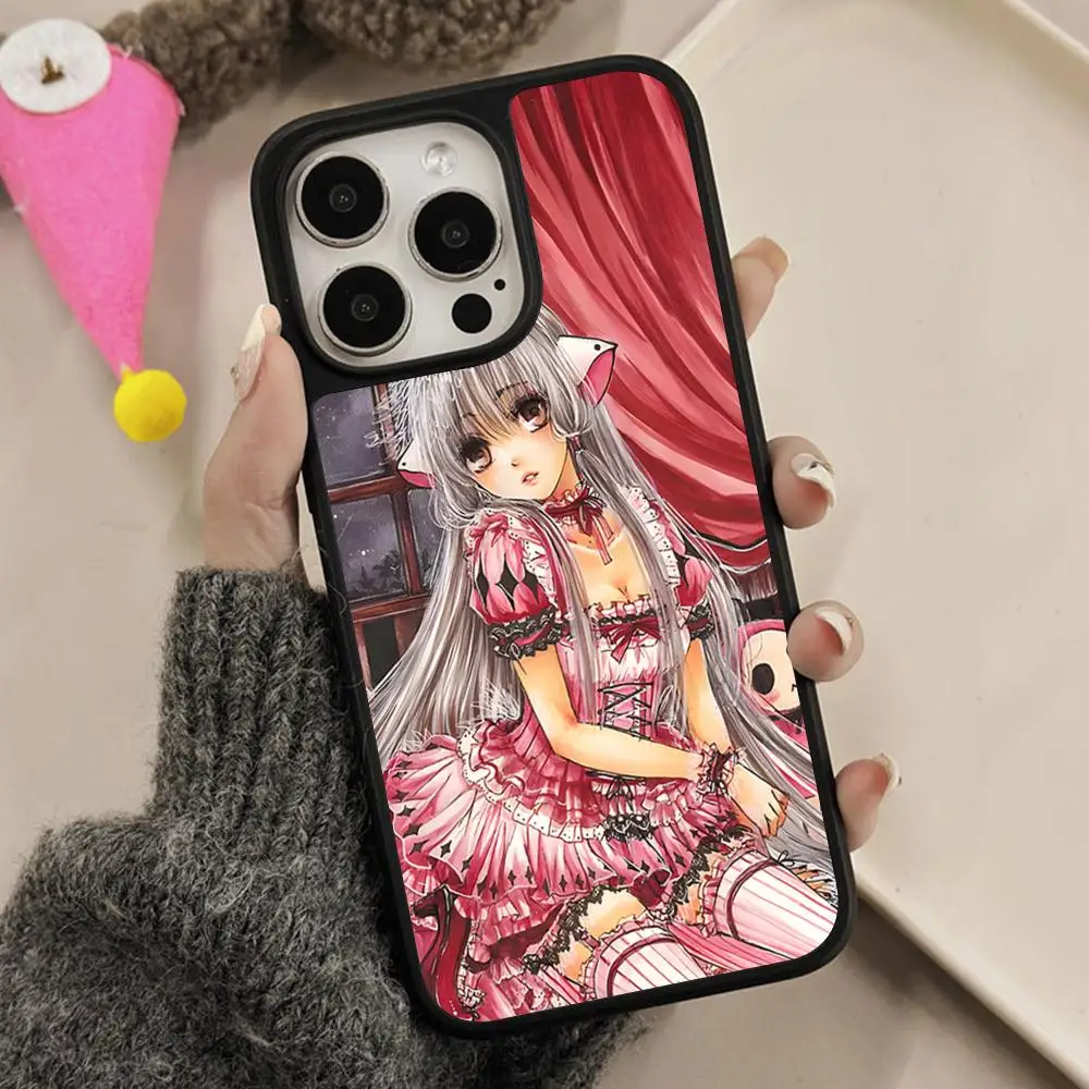 

Anime Chobits Chii Matte Surface Mobile Phone Case for iPhone 17 16 15 14 13 12 11 Air Pro Max Plus Colorful Cover