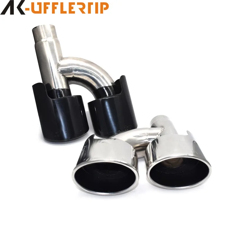 

Suitable for Mercedes W204C180C200C260C300 modified C63AMG four-out oval tail throat tail nozzle