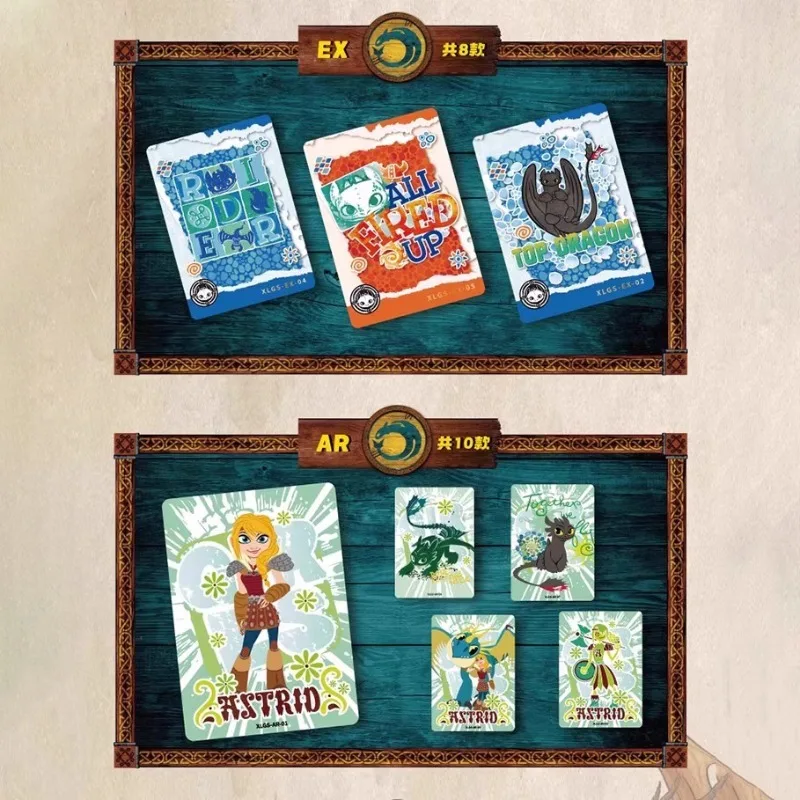 KABAO How To Train Your Dragon Limited Cards, Toothless Movie Collectible Set, Official Anime Gift