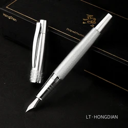 LT Hongdian Elegant Vintage 6013S Gentian Limited Edition Fountain Pen Refillable Ink Cartridges Custom Engraving Available