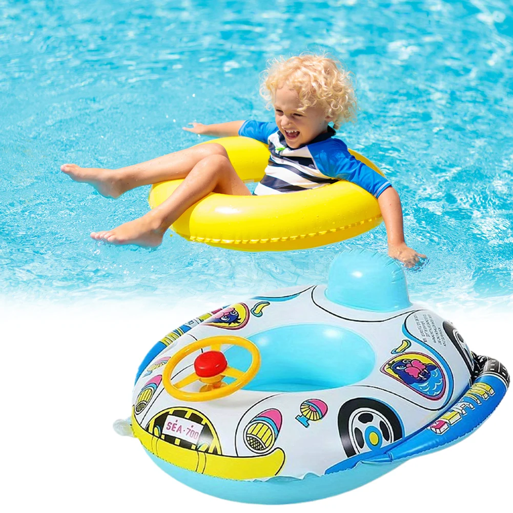 حلقات سباحة قابلة للنفخ للأطفال ، لعبة حمام سباحة أنبوبي ، ظل شمس عائم ، متعة السباحة للأطفال ، حوض استحمام ، حفلة شاطئ صيفية ، ألعاب مائية