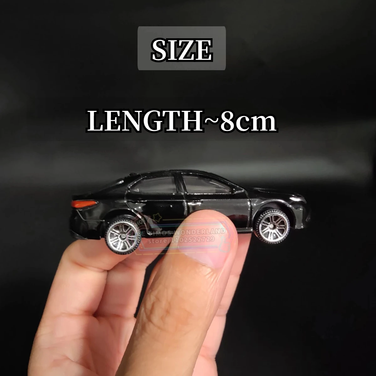 1:64 Toyota Camry Replica Metal Mini Car Model Scale Miniature Art Vehicle Figure Sandbox Diecast Ornament Kid Boy Xmas Gift Toy