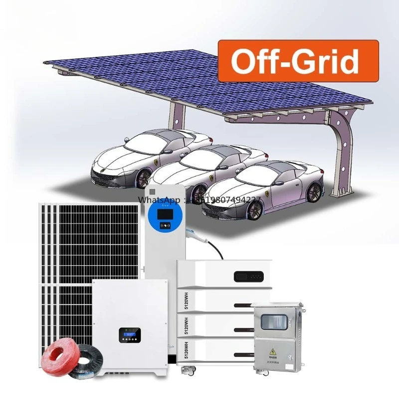 An Off-grid Solar Carport System with EV Charging Stations, Suitable for Installation on Farms