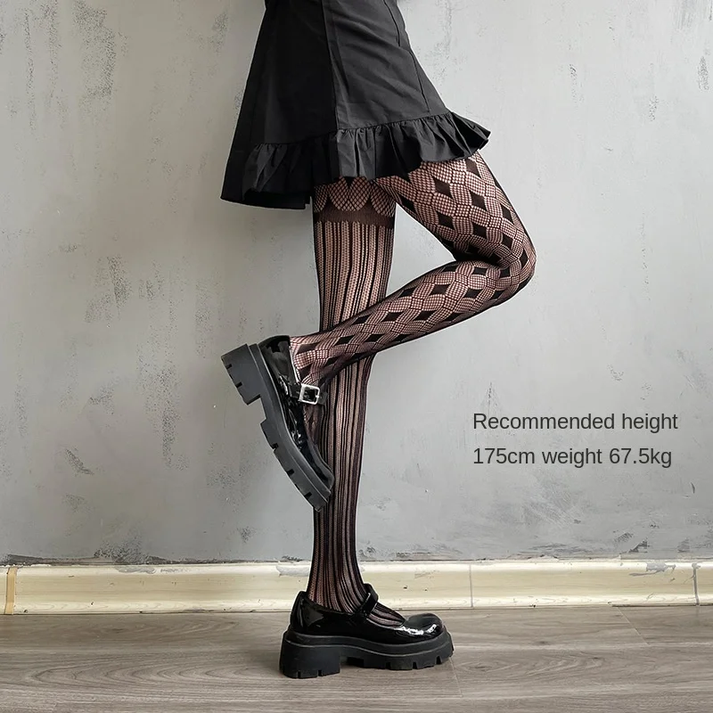 

Sexy Harajuku Hosiery Women JK retro Tights Party Y2K Cosplay Medias Retro Anime Pantyhose Lolita Pattern Fishnet Girl Stockings