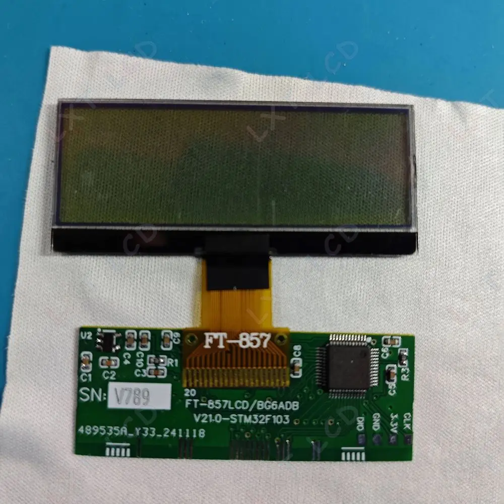 New YAESU FT-857 Ft-857D LCD Display for Replacement Part 'Zebra Stripes' Issue Screen