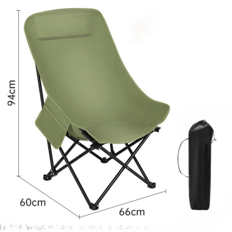 

Adjustable Outdoor Seat with Lazy Legs for Fishing Camping Picnic Lightweight Sturdy Fishing Chair with Dirt-resistant Fabric