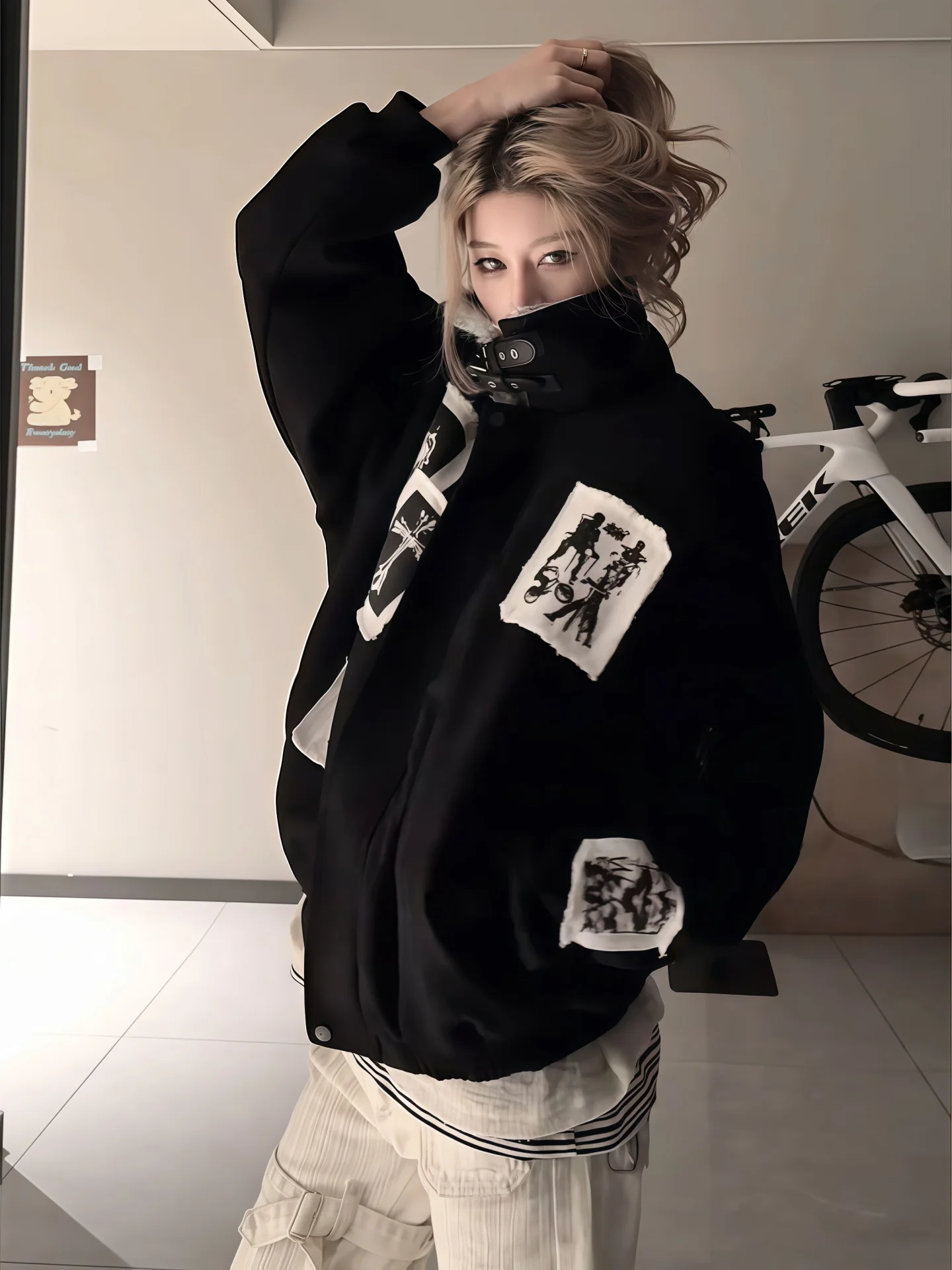 

Утепленная хлопковая куртка в американском ретро-стиле с меховым воротником для мужчин и женщин, зимняя теплая верхняя одежда, парное пальто