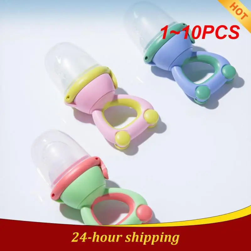 1~10PCS Fruit Feeder Pacifier Baby Pacifier Silicone Spoon For Babies Baby Feeding Spoon Baby Things Juice Extractor