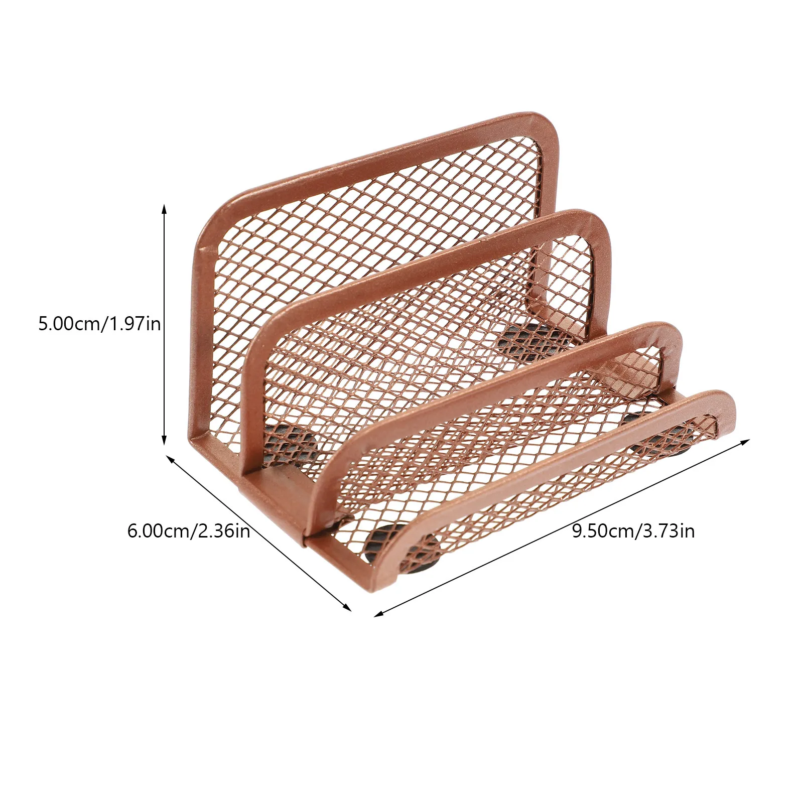 Metal Desktop Magazine Rack Sturdy Office Book Organizer Vertical File Holder Home Supply Wear-Resistant Household Book Rack