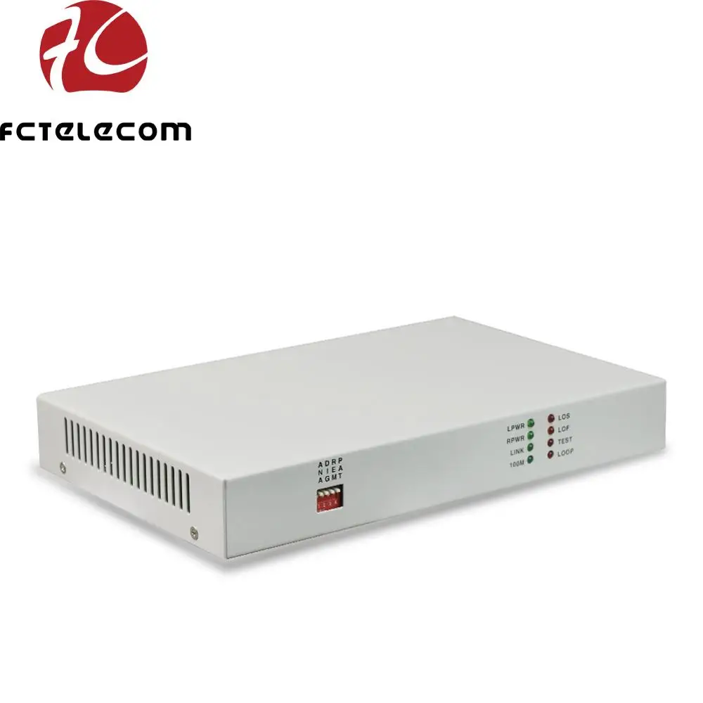 Conversor E1 FE emoldurado E1 para conversor de protocolo Ethernet FE