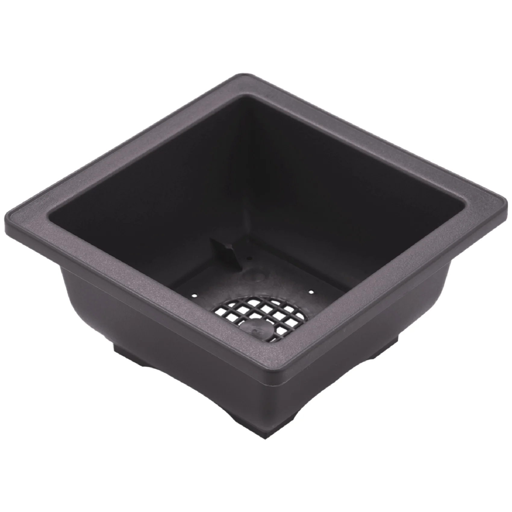

AA50-15 PCS 4.7 Inch Flower Pot, Square Plastic Bonsai Training Pot, Flower Succulent Flower Pot Container, For Garden, Interior