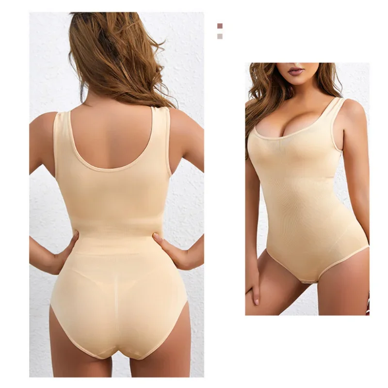 Bodysuit Women Body Shapers Shapewear Body Shaping Clothes Postpartum Collapses Belly Triangle Siamese Corset Butt Shaping Top image 3