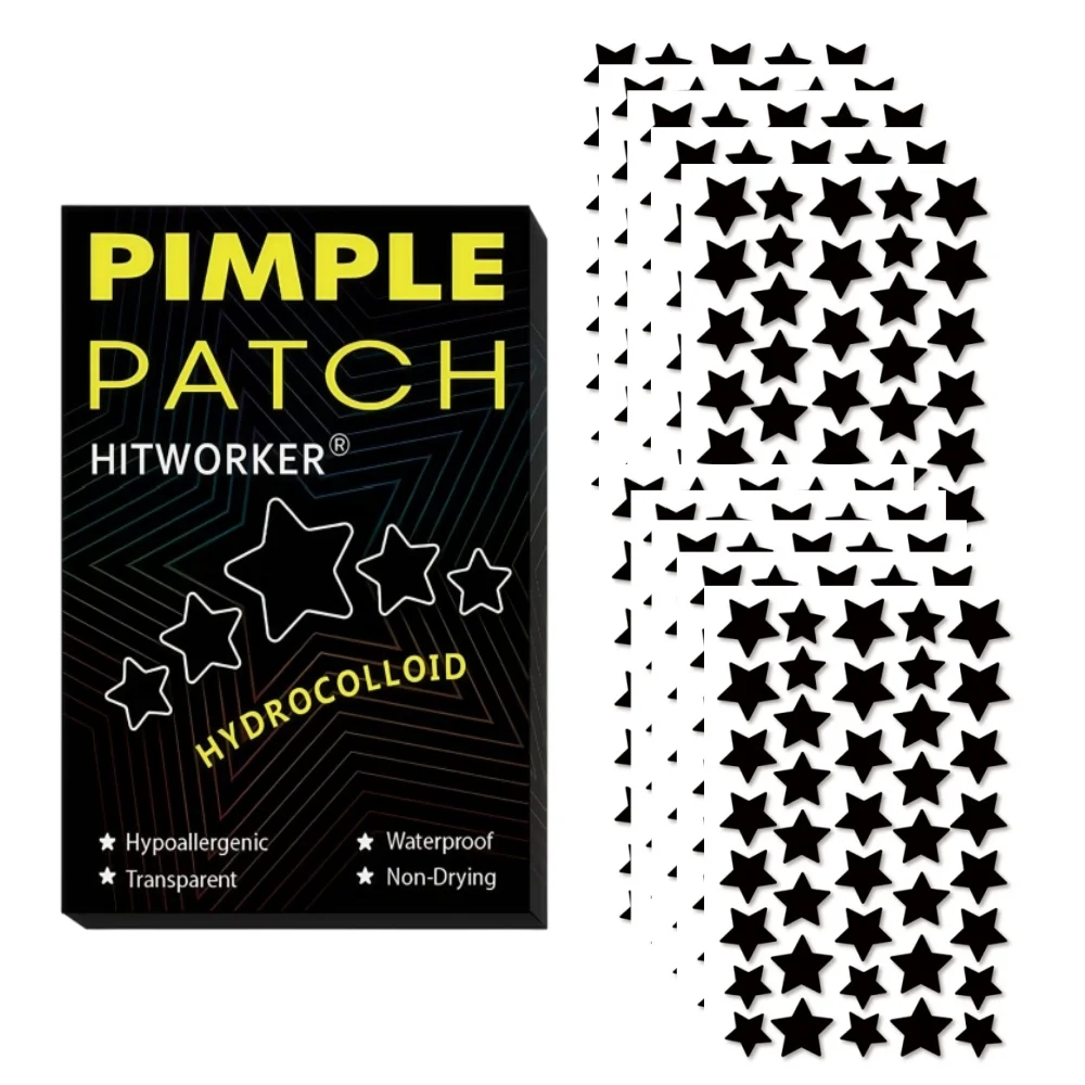 Star shaped hydrocolloid acne patch 800/200/400 pieces/box acne patch, gentle and non irritating absorption acne patch patch