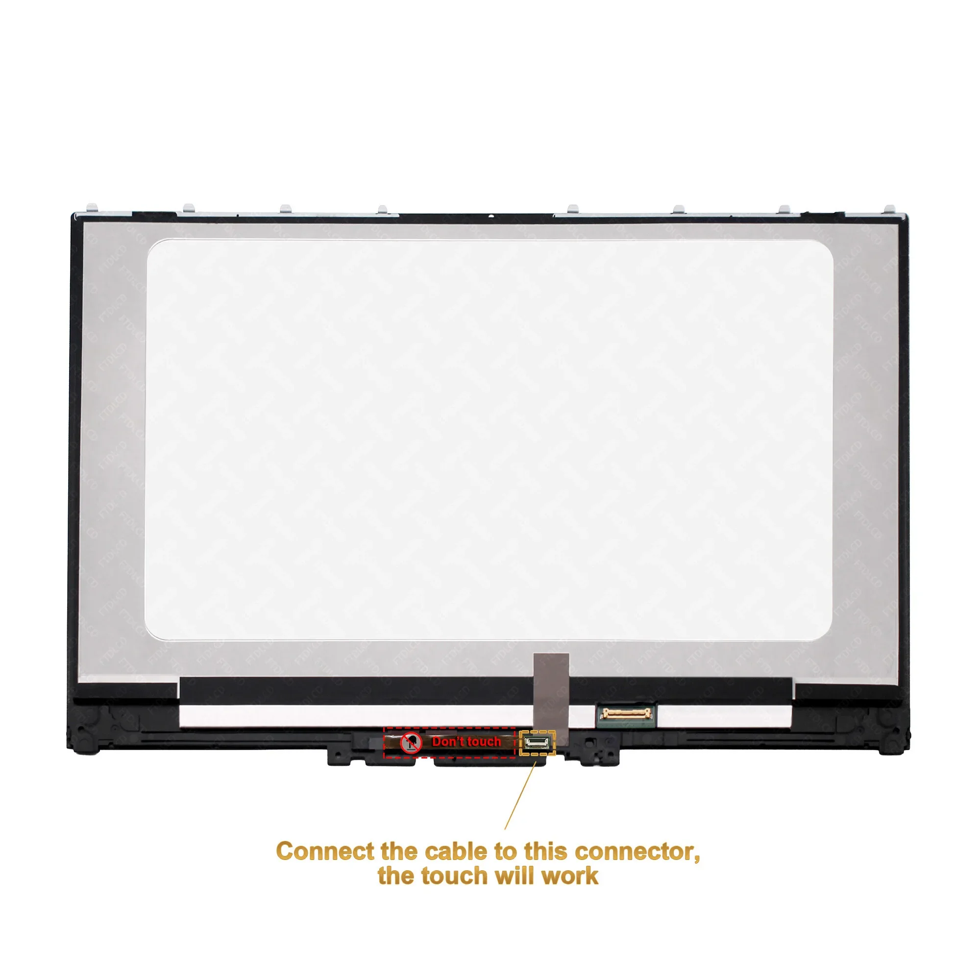 NV156QUM N51 LCD Screen Display Panel Touch Glass Digitizer Assembly with Frame for Lenovo YOGA 720 15IKB Yoga 720 15 UHD 4K