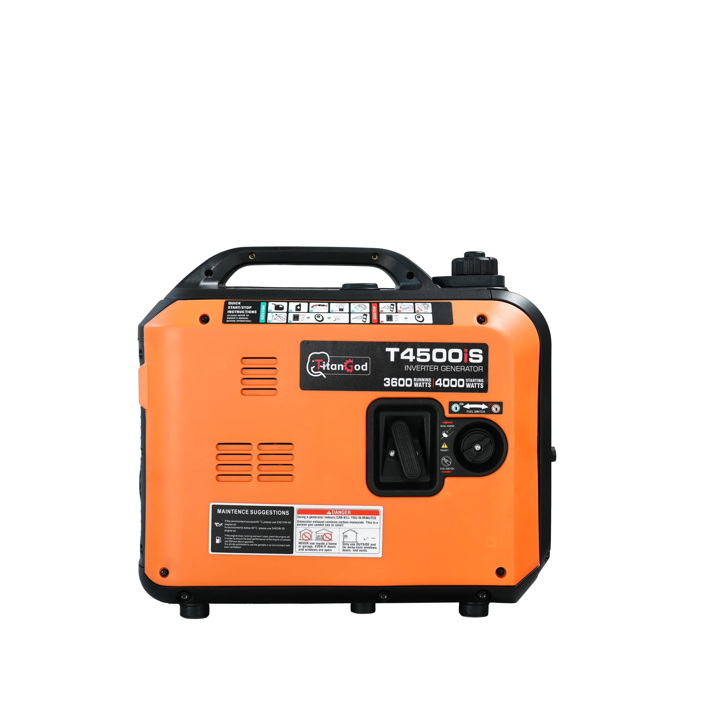 

4.0KW Inverter Generator Lightweight Small Electric with Recoil Start Remote Control 50Hz New Model GasolinePower Generator