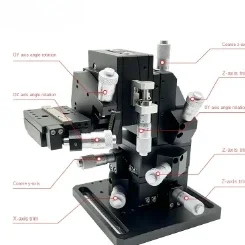 Manual Six-Axis Precision Fine-Tuning Displacement Sliding Table High Precision Six-Dimensional Adjustment