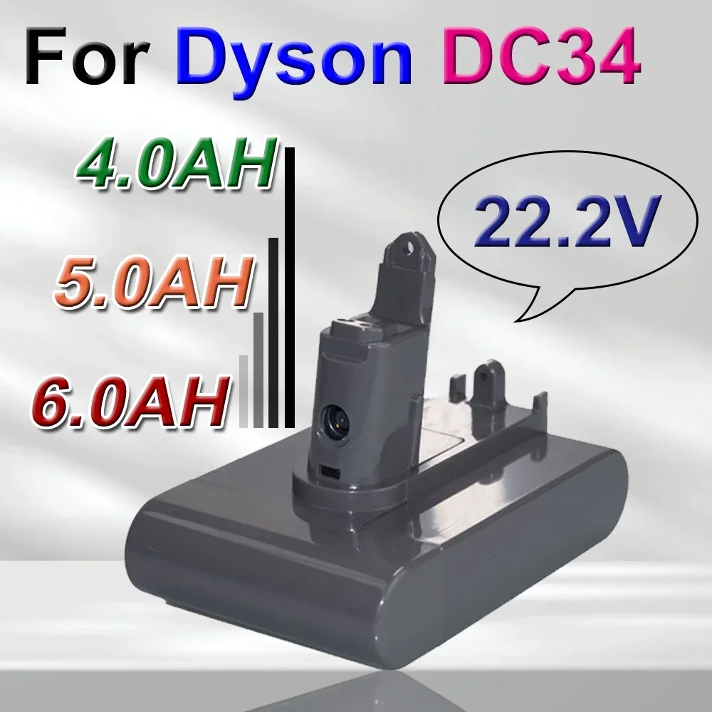 

Литий-ионный аккумулятор типа B, 22,2 в, 6000 мАч, для пылесосов Dyson DC35, DC45, DC31B, DC34, DC44 Animal, DC56, DC57 (подходит только для типа B)