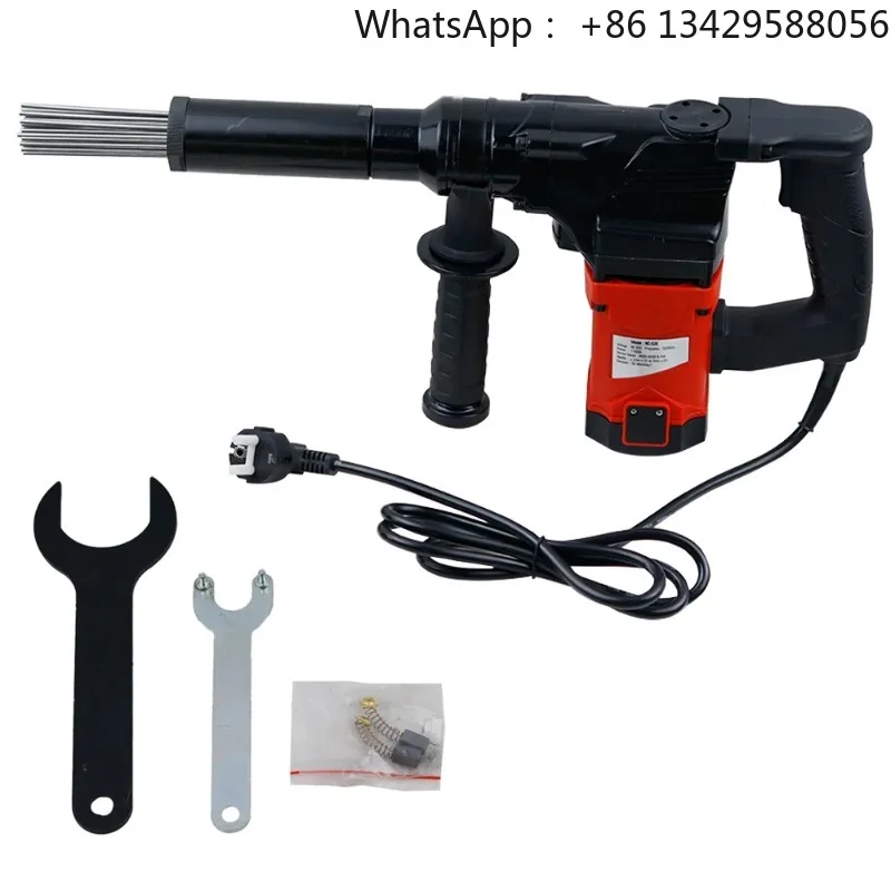 TD-53E Industrial Electric Needle Scaler 1100W Handheld Jet Chisel Derusting Gun Rust Cleaning Tool