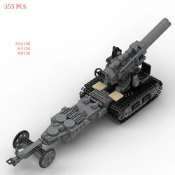 hot military WWII Soviet Army B-4-M 1931/203 MM howitzers tank technical vehicles weapons war Building Blocks bricks toys gift