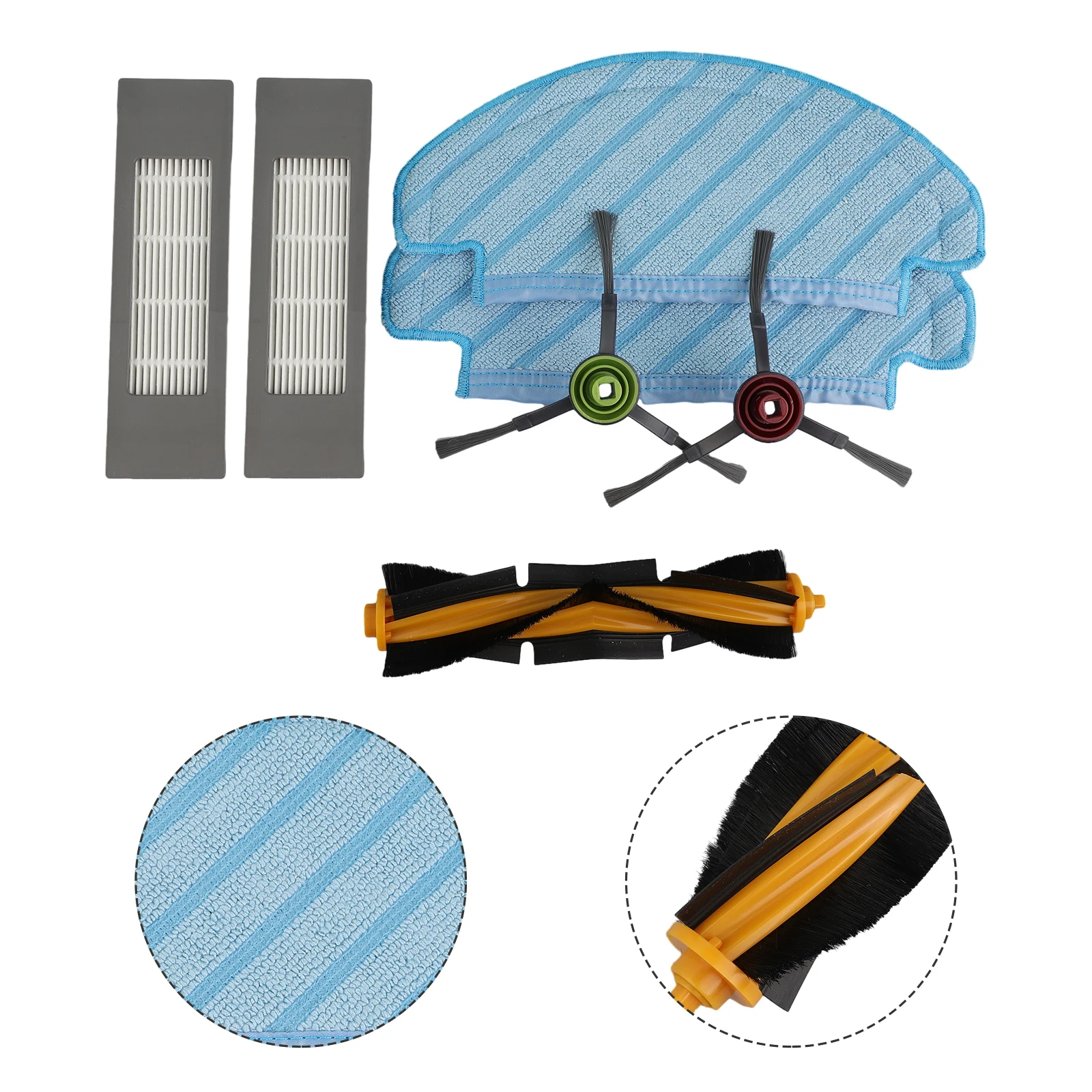 Vacuum Cleaner Accessories 1 Set Cleaning Different Floor Surfaces Home Parts Brand New For Deebot N10 N10 Plus