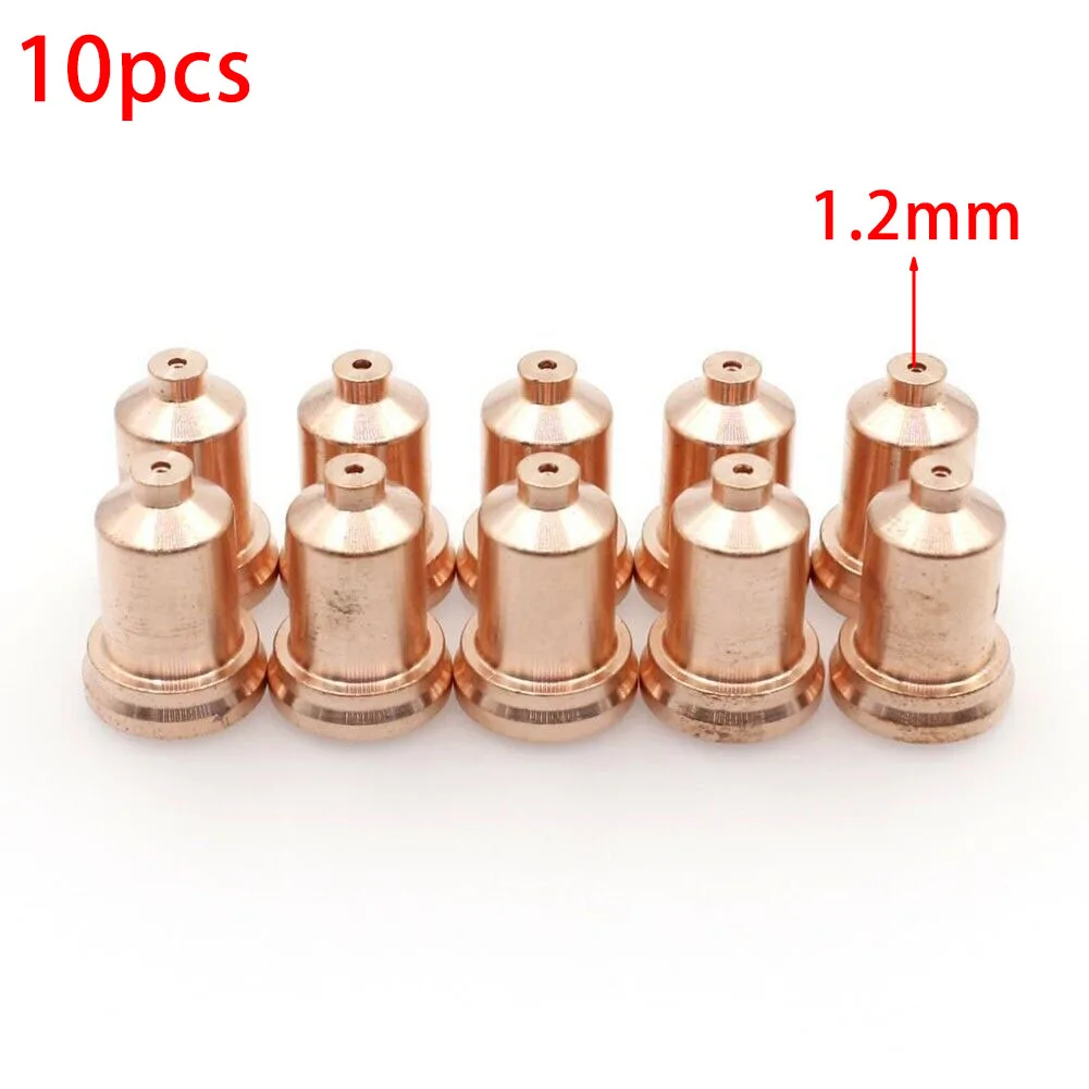 10pcs 1.2/1.1/1.0mm Plasma Nozzles 51311S Tips For Everlast Plasma Torch IPT-80 PT80 PT-80 Plasma Welding Accessories ﻿