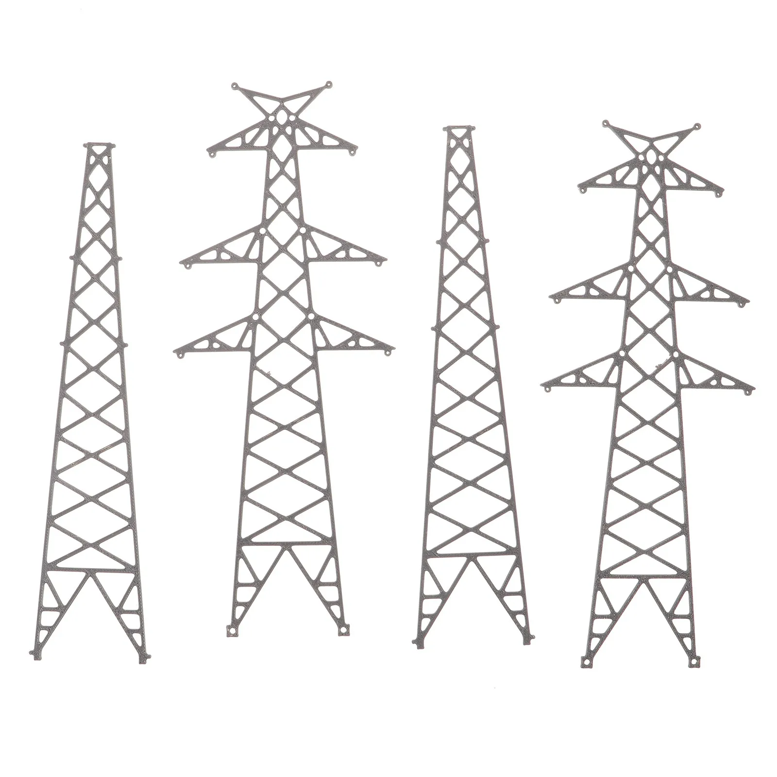 Miniature Electric :100 Scale Transmission Tower Highly Realistic Architectural Scenery Landscape Ornament for Diorama