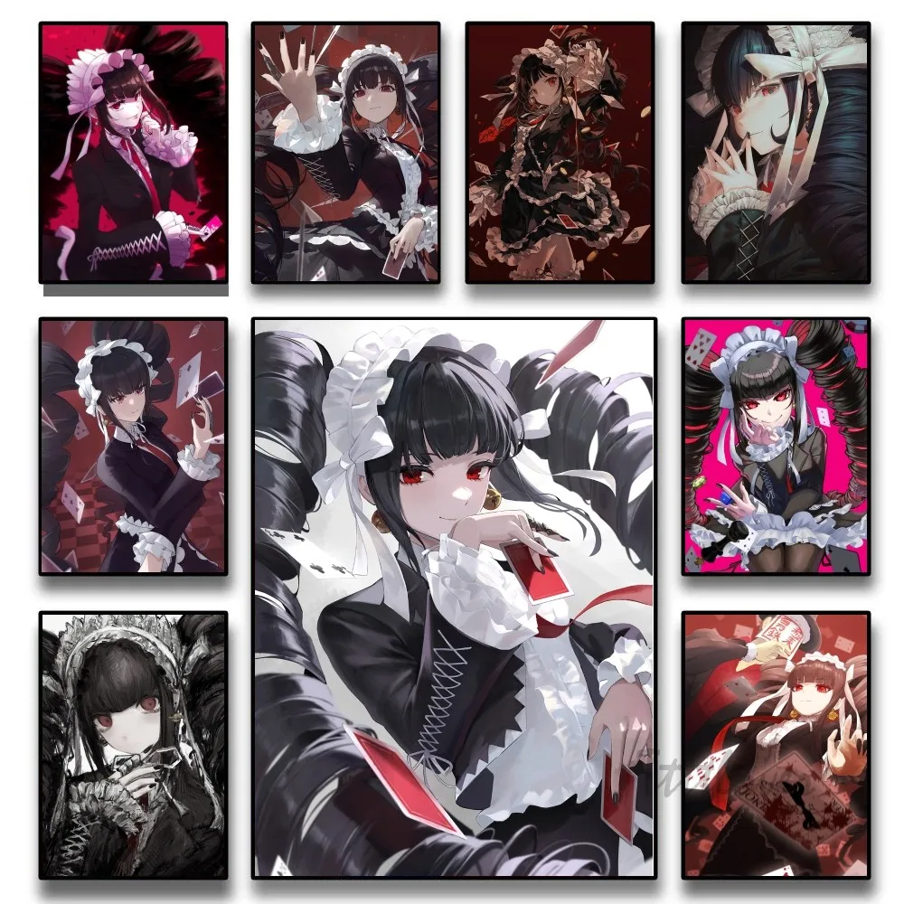 Japanese Anime Celestia Ludenberg Danganronpa Poster Stickers Art Wall Murals Decor Game Room Decor Gifts HD Painting