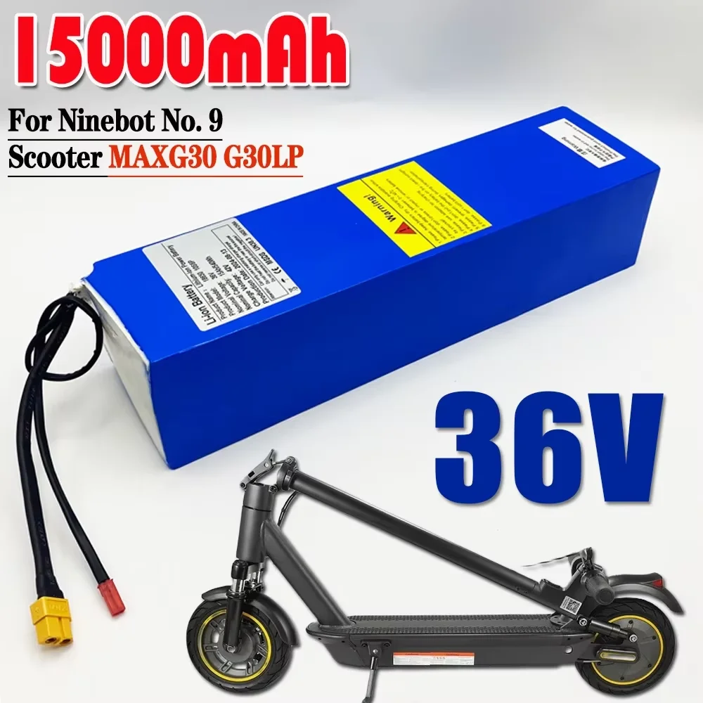 

G30 36V 15000mAH 18650 Lithium 10S6P battery pack For Xiaomi Ninebot MAX G30 Electric Scooter Special Battery