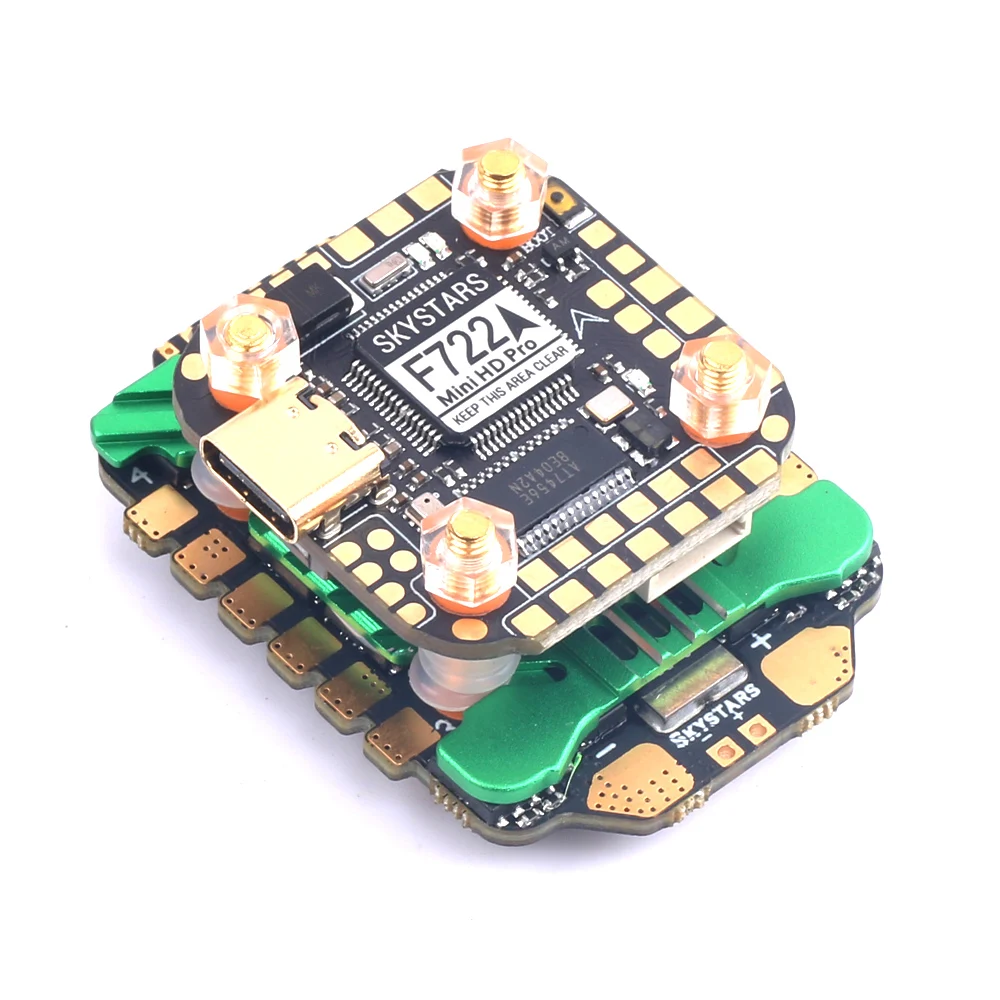 skystaes-f722fc-mpu6000-55a-45a-4in1-esc-blheli_32-stack-2-6s-baro-built-in-osd-full-color-led-support-dji-rc-fpv-racing-drone