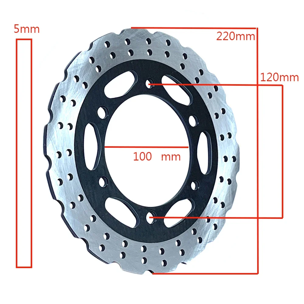 Motorcycle Rear Brake Disc Rotor for Kawasaki 125 Ninja BX125 SL250 BX250 Z250SL EX300 Versys300 Z300 EX400 Ninja 400 Edition