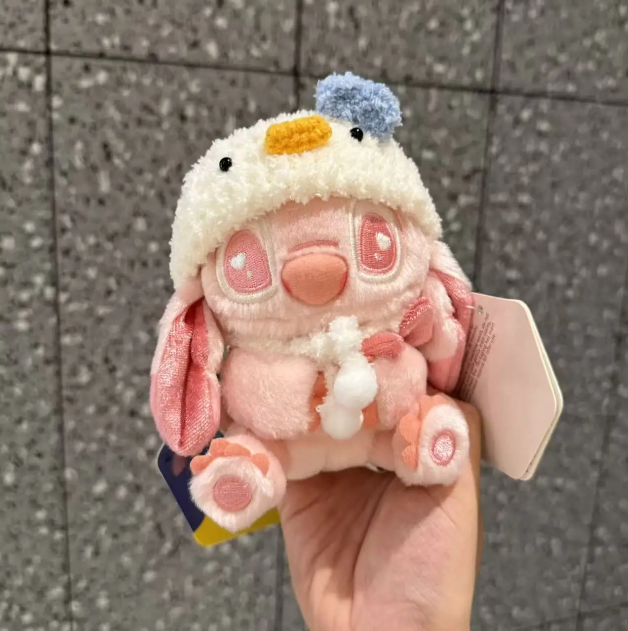 Lilo i Stitch Kawaii Pluszowy Wisiorek Miękki Brelok Ozdoba do Plecaka Anime Haftowany Dodatek Prezent dla Dzieci Dziewczynek