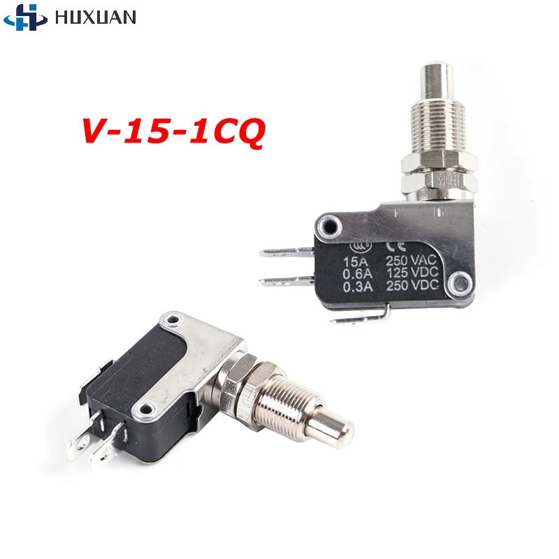 1/2Pcs V-15-1CQ Limit Micro Fretting Switch Plug Panel Type Point Action Travel Switch