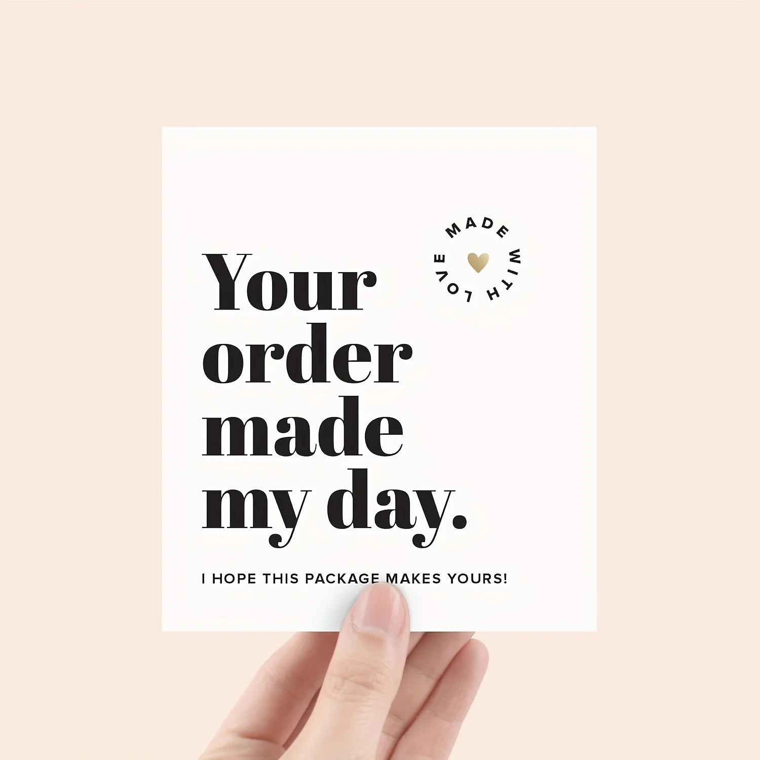 50 Pcs Thank You Cards for Small Business, Thank You Notes for Supporting My Small Business Cards.