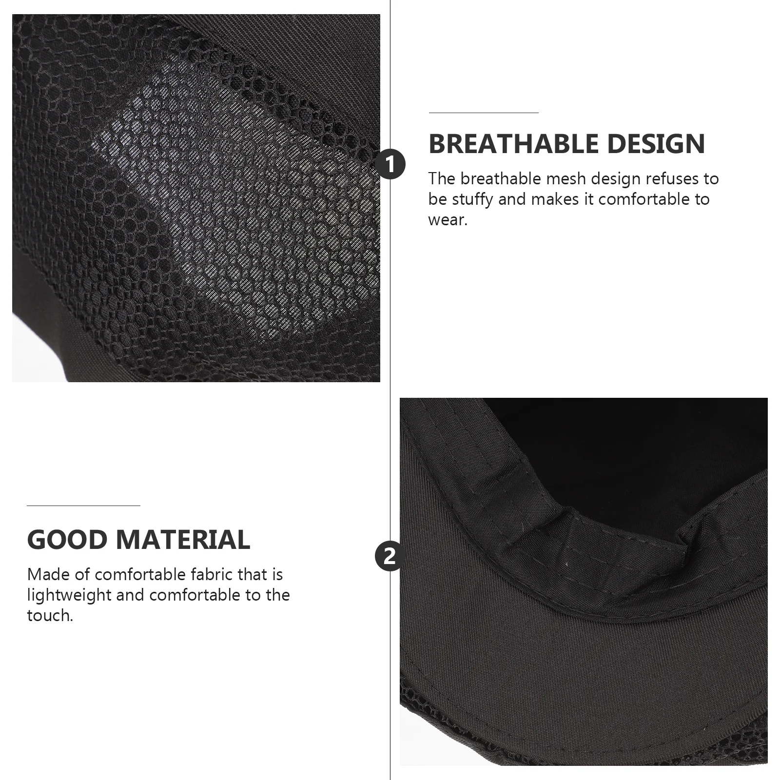 2Pcs Chef Hat for Men and Women Reusable Washable Cook Hat One Size Fits Most Soft Comfortable Work Cap for Cooking Baking Food