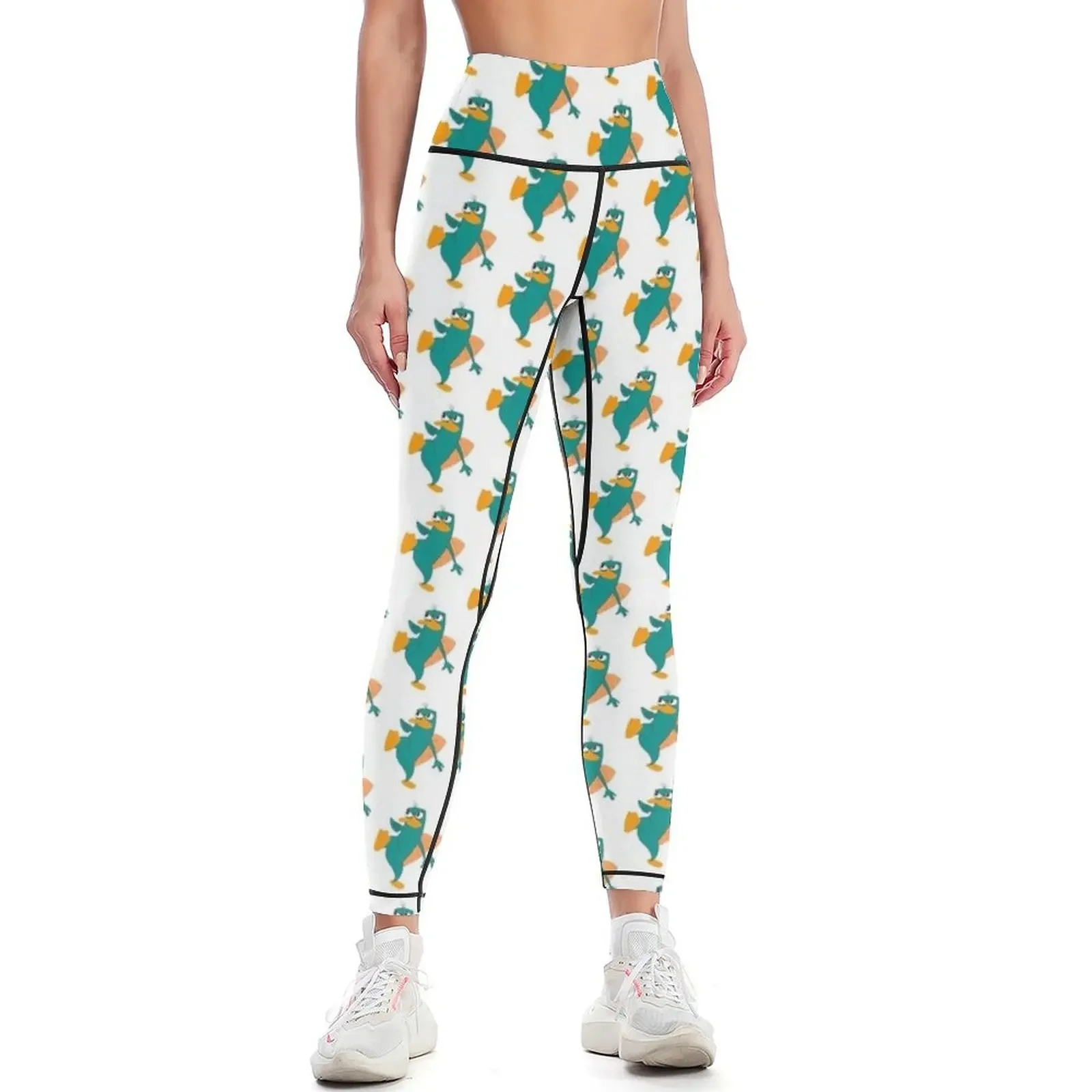 

Perry El Ornitorrinco Leggings Clothing fitness Training pants sports woman gym Womens Leggings