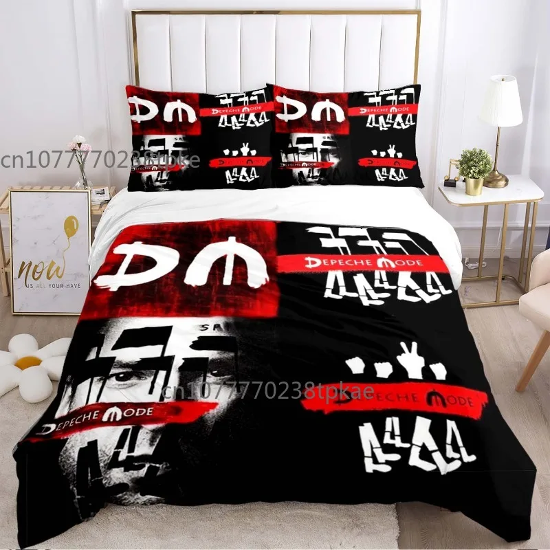 Depeche Mode Band Duvet Cover Sets Printed Bedding Set Double Queen King Size 2/3pcs,Bettbezug