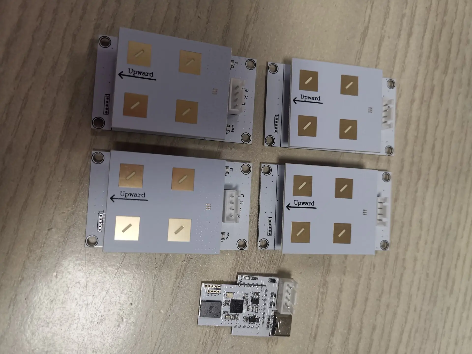 4-Antenna UWB Positioning Module, AOA PDOA Ranging Azimuth Elevation Tracking Base Station & Tag
