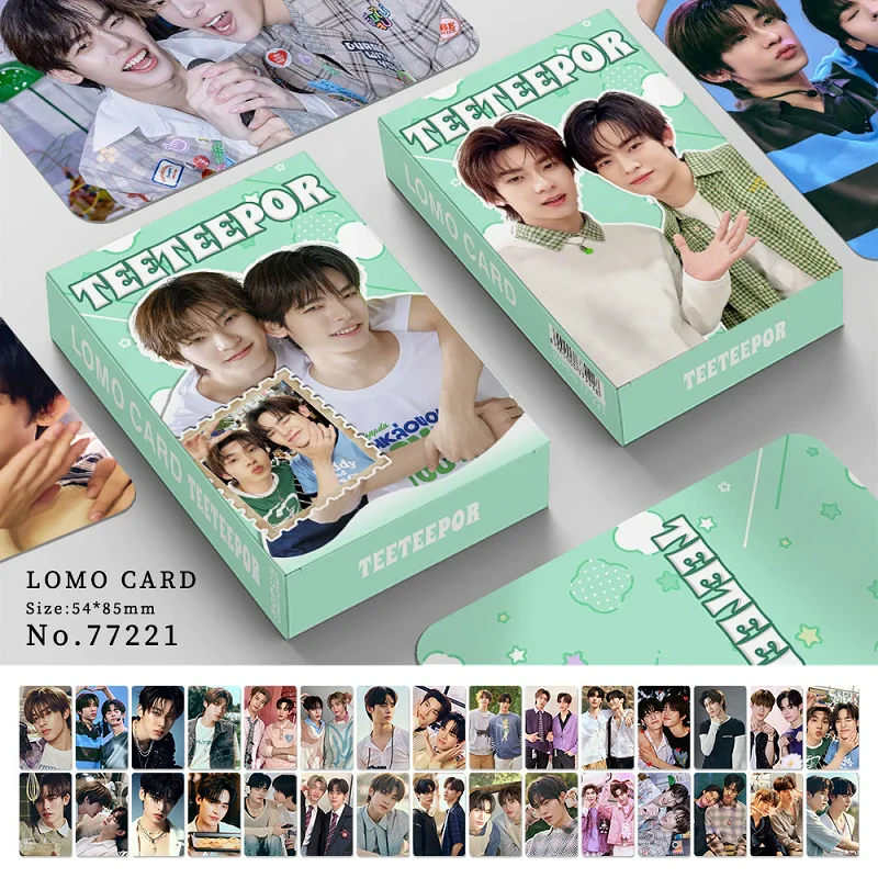

﻿30Pcs/Set Thai BL Couple TEETEEPOR Double Sided Lomo Cards TeeTee × Por HD Print Photo Cards for Fans Collection & Gift