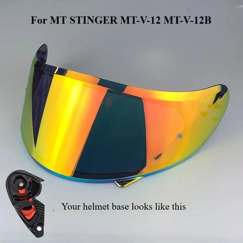 

Helmet Lens MT Original THUNDER 3 MT-V-12 MT-V-12B Visor High Quality UV Protection for Motorcycle Riding Face Shield