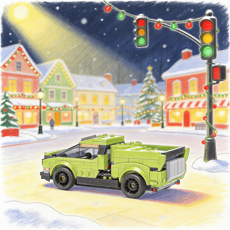 

301pcs MOC City Champions Dump Truck Model Building Blocks Toys Architecture DIY Festival Gifts Creative Idea Education