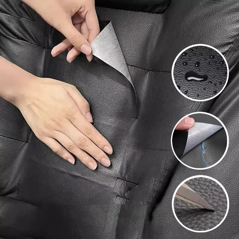 

Ремонтные заплатки, самоклеящиеся наклейки из кожаной ткани для кожаной одежды, дивана, автомобильных сидений, мебельных сумок, ремонт липких