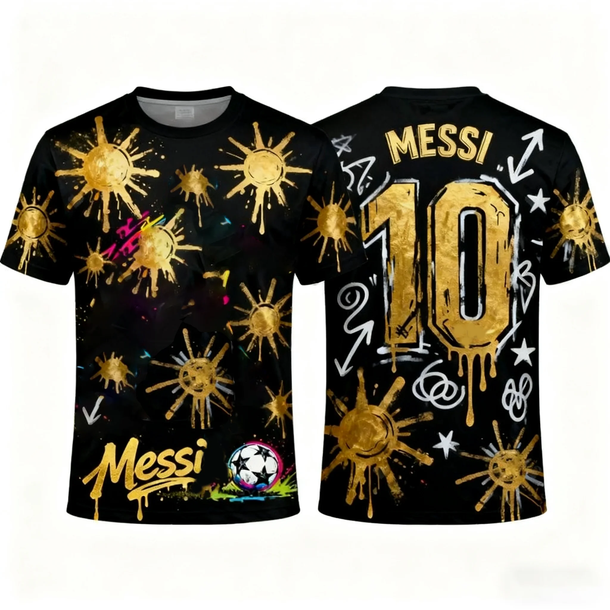 

Месси Роналду футбольный трикотаж дышащая быстросохнущая толстовка для путешествий на открытом воздухе фитнес-тренировок спортивная футболка с короткими рукавами