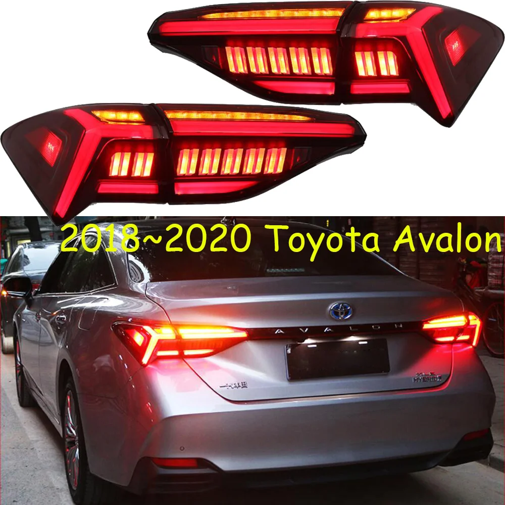 Dynamic car bumper tail light for Toyota Avalon taillight LED 2018~2020y car accessories Taillamp for Avalon rear light fog